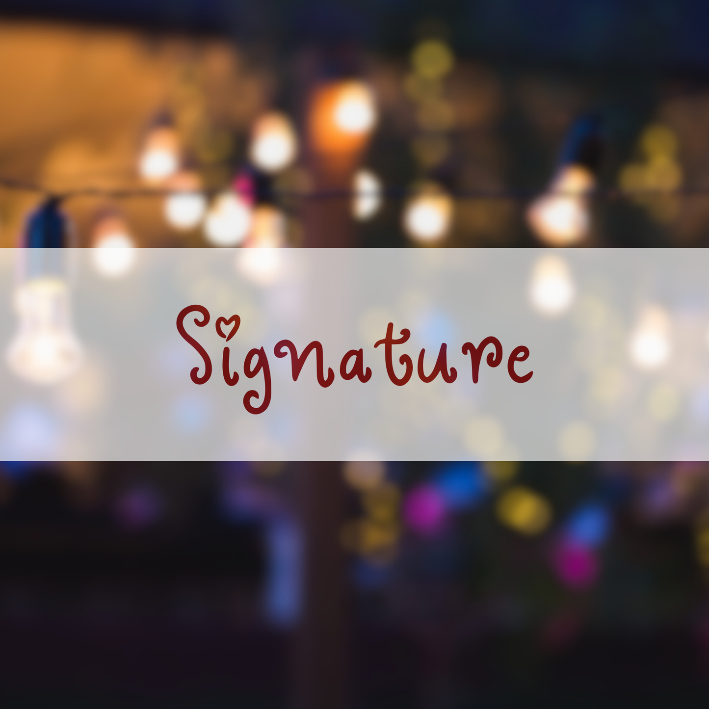 Pack mariage : Signature