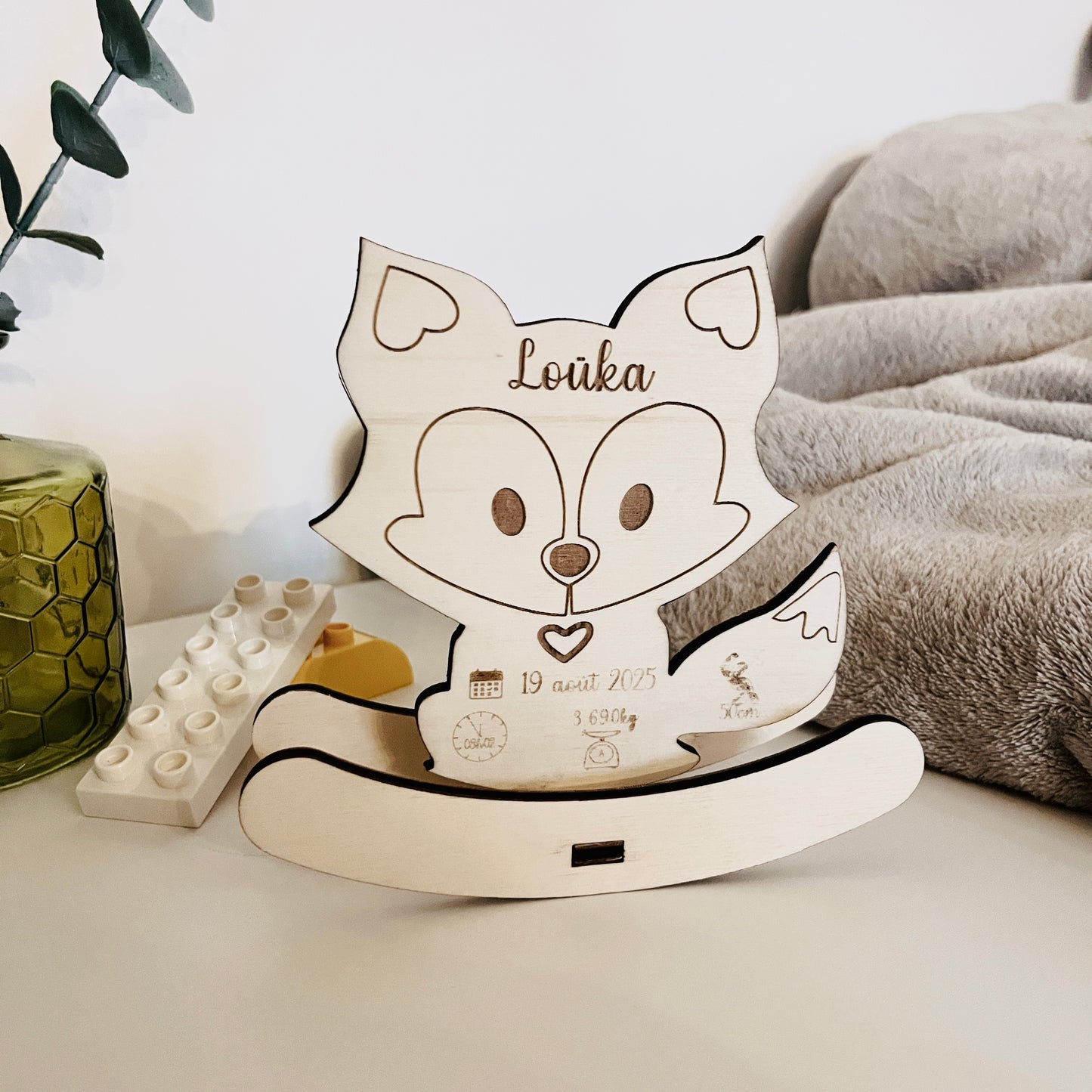 Renard à bascule de naissance