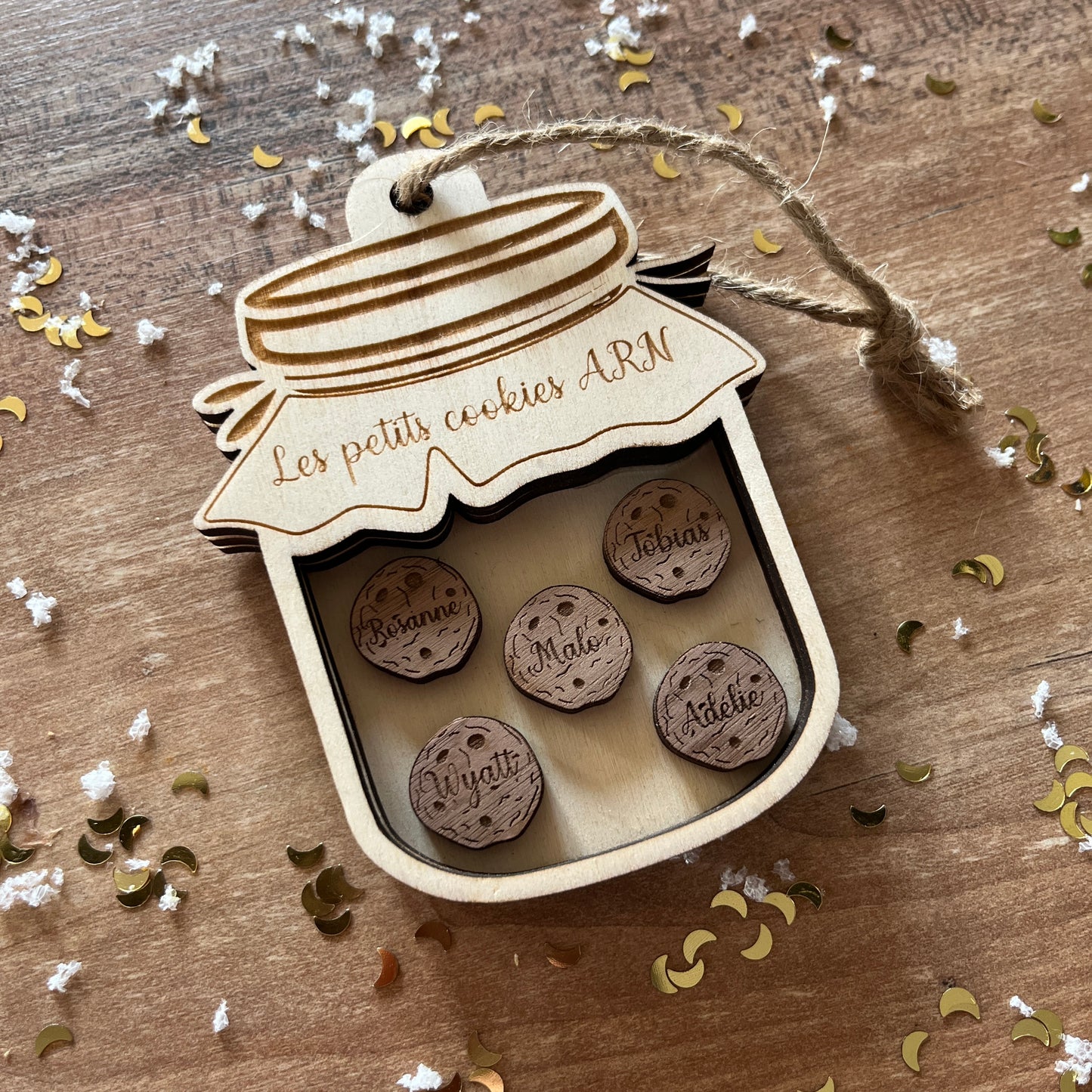 Suspension bocal à cookies personnalisable