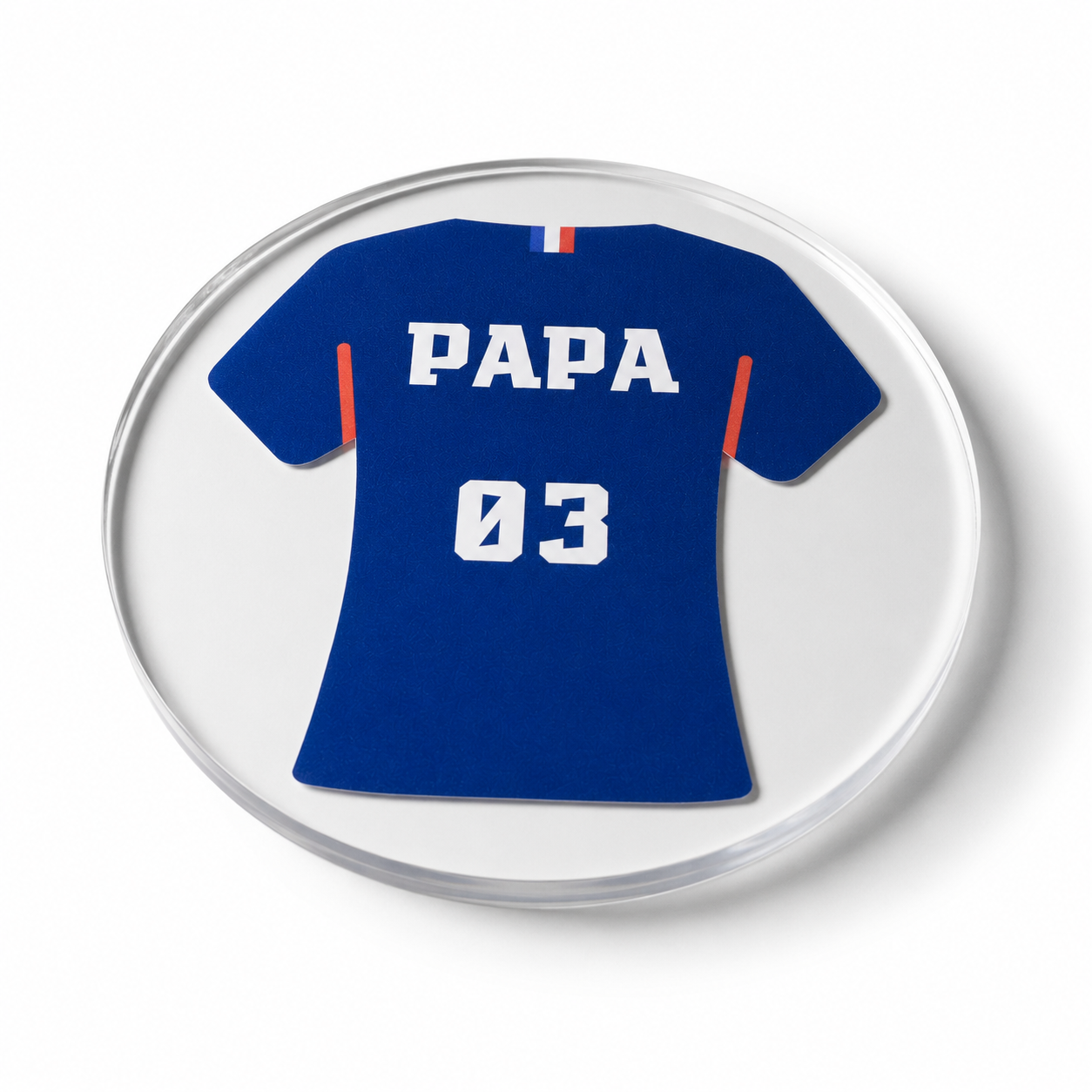 Dessous de verre personnalisé : Maillot de foot
