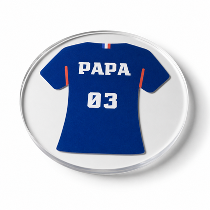 Dessous de verre personnalisé : Maillot de foot