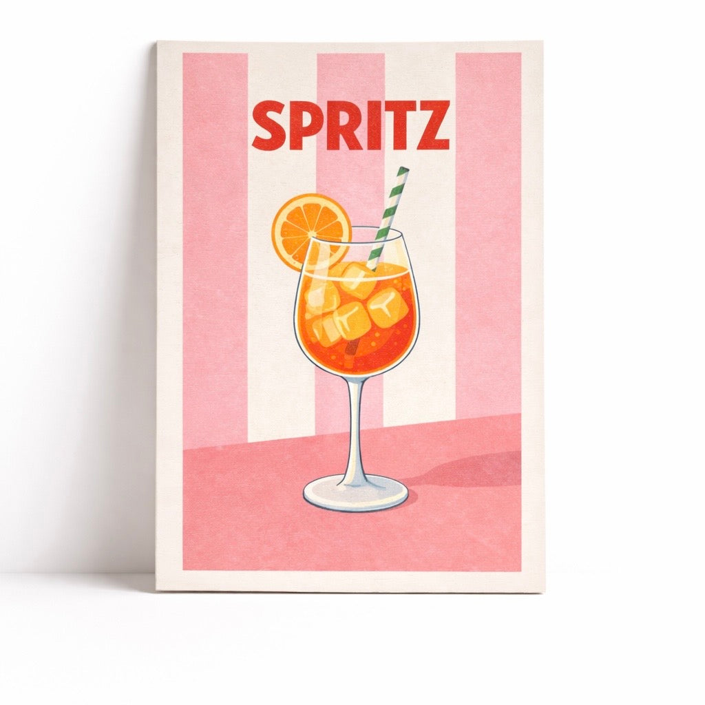 Affiche en bois - Spritz