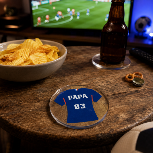 Dessous de verre personnalisé : Maillot de foot