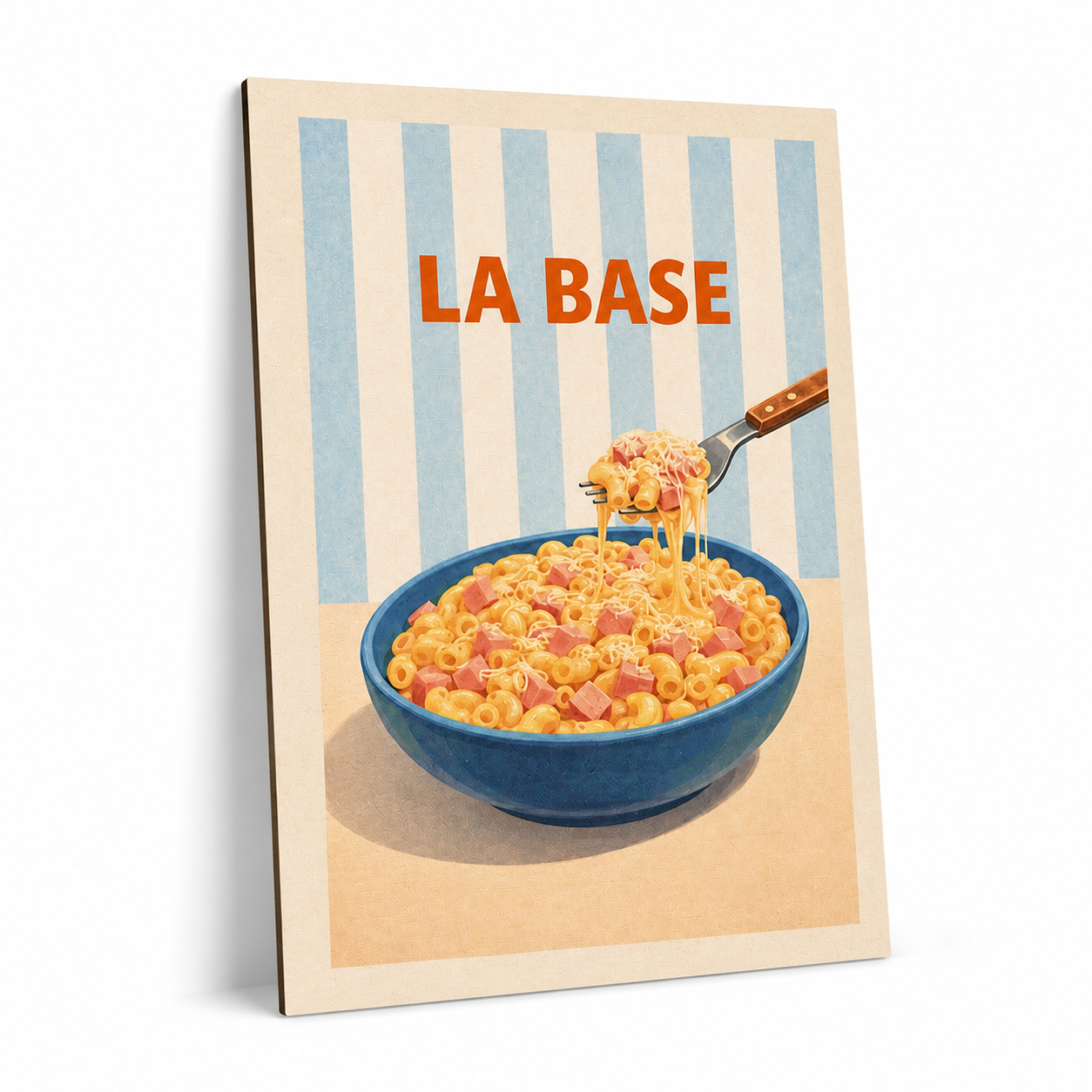 Affiche en bois - La base