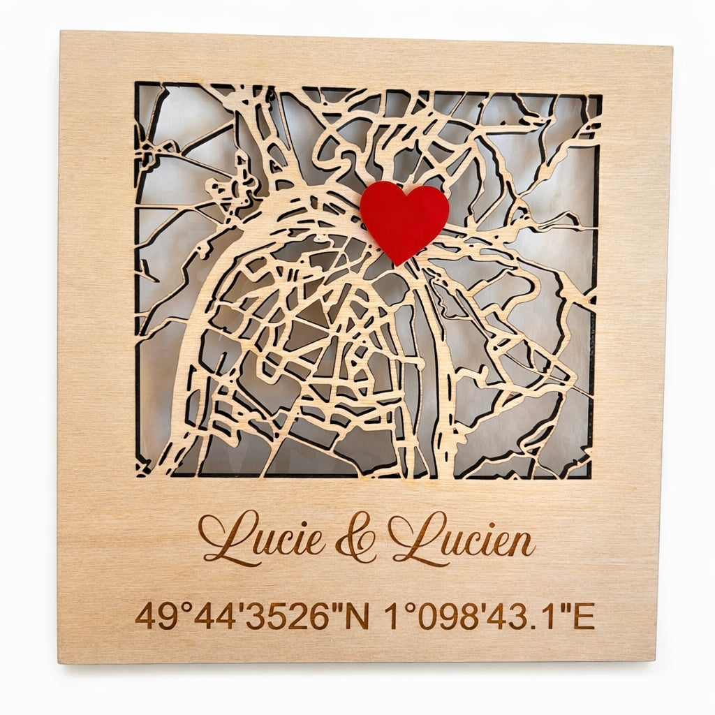 Plan de ville spécial couple