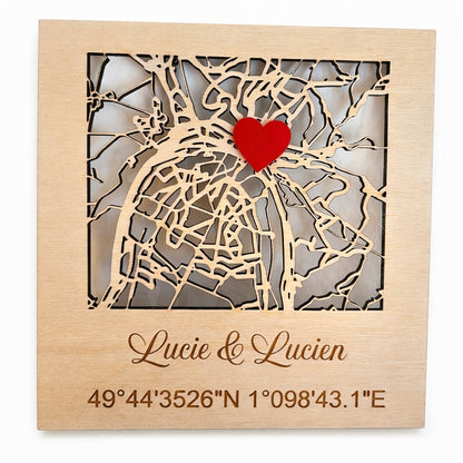 Plan de ville spécial couple