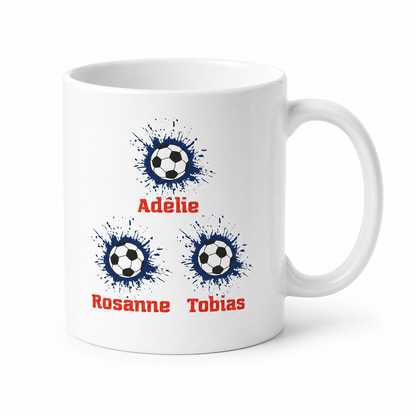 Mug personnalisé : Maillot de foot