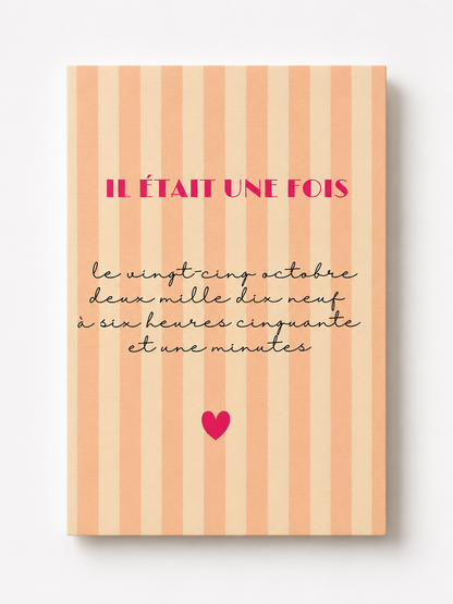 Affiche en bois - Il était une fois…
