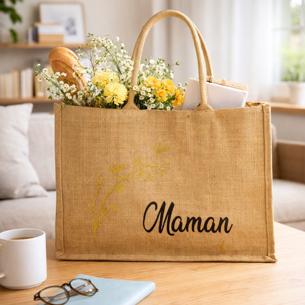 Sac en jute grand format