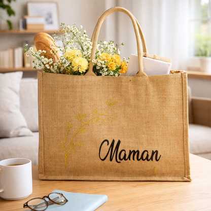 Sac en jute grand format