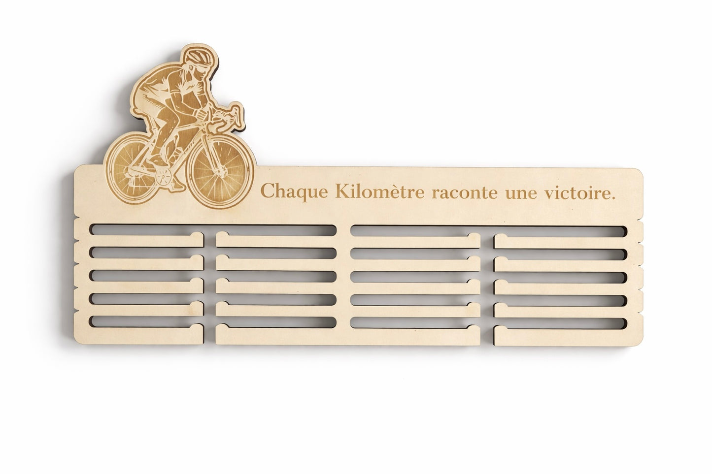 Support à médailles en bois personnalisable