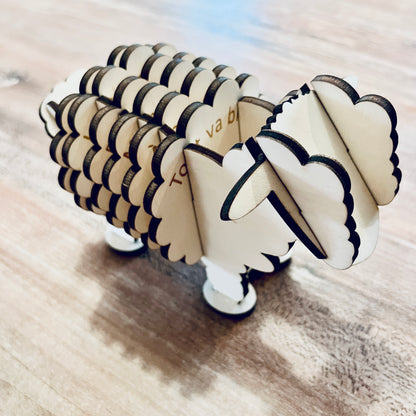 Lot de dessous de verres en bois avec support personnalisable